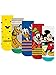 Disney Garçon Chaussettes Pack de 5 Mickey Mouse Multicolore 20-23 (3-5)