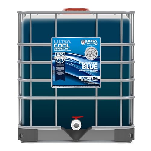 ULTRA 1PLUS UltraCool Universal Antifreeze + Coolant (50/50, Blue, 250 Gallon Tote)