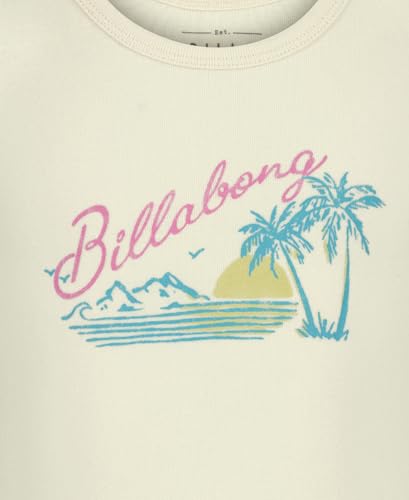 Image of Billabong Girls' Scoop Neck Sleeveless Graphic Tank Top, Soft Cotton, Casual & Comfortable Fit