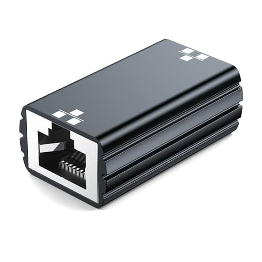 Ethernet Coupler 1Gbps, Ethernet Cable Extender, Gigabit RJ45 Coupler | Connector for Extending Network Cables up to 328 FT, Compatible with Cat5 Cat5e Cat6 Cat6A Cat7 Cat8 Cables, Black