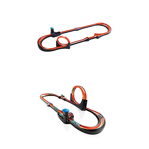 Hot Wheels iD GFP21 - Smart Track Upgrade Kit mit 16 Track Teilen + Smart Track Kit mit NFC-Chip zum Scannen in der Hot…