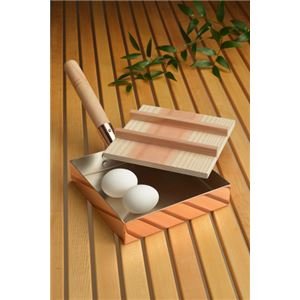 【未使用】純銅卵焼き器　蓋付き18cm(アサヒ) Amazon | アサヒ 本職用玉子焼き18cm（木蓋付） （銅製品） CNE-117