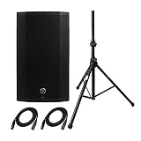Mackie Thump12A 1300W 12" Powered Loudspeaker with Knox Speaker Stand and 2 XLR Cables