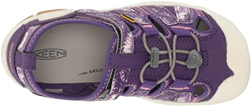 KEEN Knotch Creek Casual Comfortable Sandals, Tillandsia Purple/English Lavender, 1 US Unisex Big Kid | Image 4