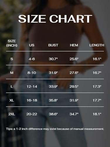 REORIA Women Sexy Sleeveless Racer Back Tank Tops Halter Neck Crop Tops Coffee XX-Large - Image 6