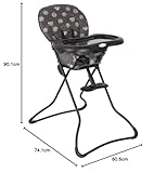 Graco Snack N' Stow Highchair with Compact fold, Lightweight at only 5.4kg and freestanding fold, Sleepy Heads Fashion - Image 7