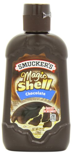 Smucker's Magic Shell Ice Cream Topping, Chocolate Flavor, 7.25 Ounce (Pack of 8)