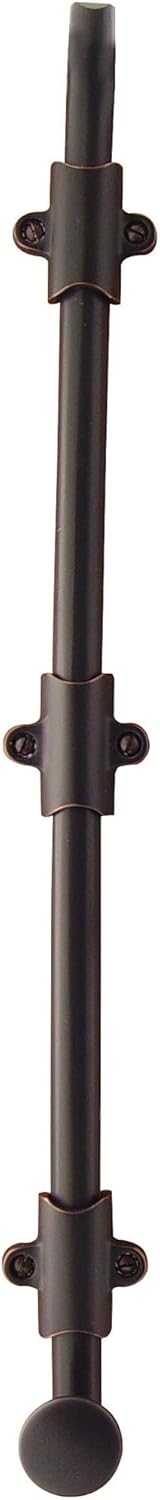 Emtek 8514 24" Surface Bolt with 3 Strikes and Screws, Oil Rubbed Bronze
