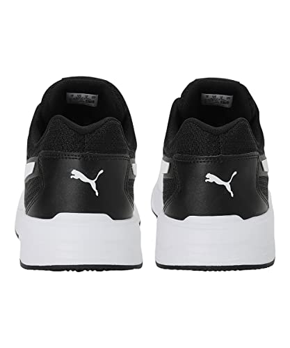 PUMA PUMA Unisex Low-Top Trainers Sneaker, Black White Black, 10.5 US Men