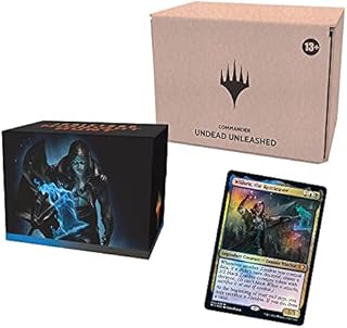 Magic: The Gathering Innistrad: Midnight Hunt Commander Deck  Undead Unleashed (Blue-Black), Minimal Packaging Version