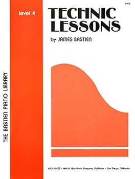 Paperback Technic Lessons : Level 4 (The Bastien Piano Library) Book
