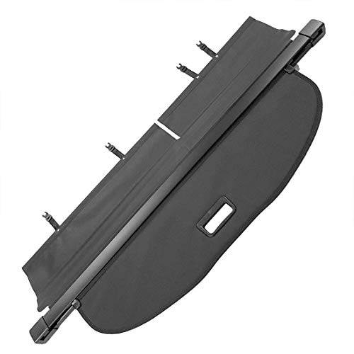 Baule Copri Vano di Carico per Jeep Cherokee 2014-2018 Copertura di Protezione Copertura Del Carico Copertura Del Bagagliaio Estensibile Nera Avvolgibile