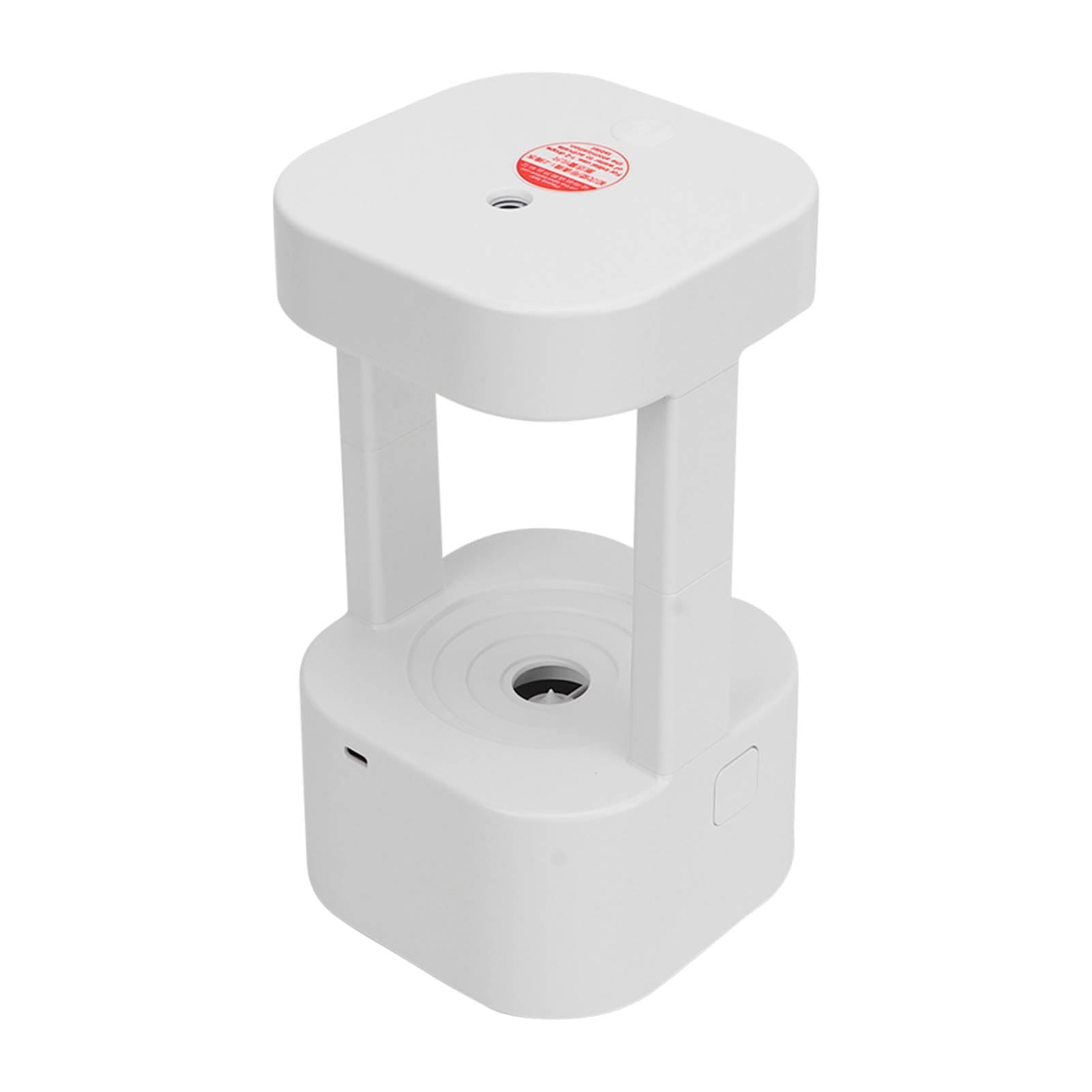 Bewinner Humidificadores de Niebla, Humidificador Antigravedad con Tanque de Agua de 580 Ml y Difusor de Aceites Esenciales, Humidificador de Niebla Fría Enchufable para Dormitorio, Oficina, (luz