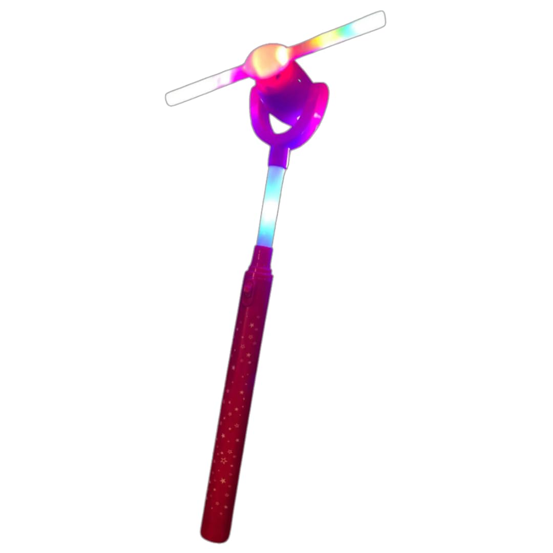 LED Magic Windmill - Light Up Flashing Wind Spinner for Kids with Multicoloured Lights (3)