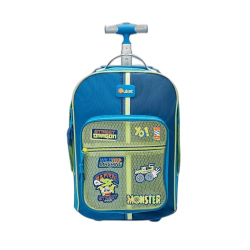 Mochila com Rodinha Color Block - Puket