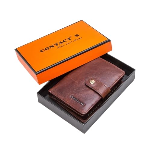 Portefeuille en cuir et porte-carte court pour gagner de la place dans votre sac