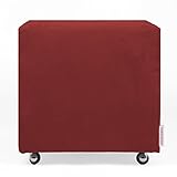 2822903031 Arketicom - Puf cúbico modelo Uills con funda de microfibra extraible y ruedas