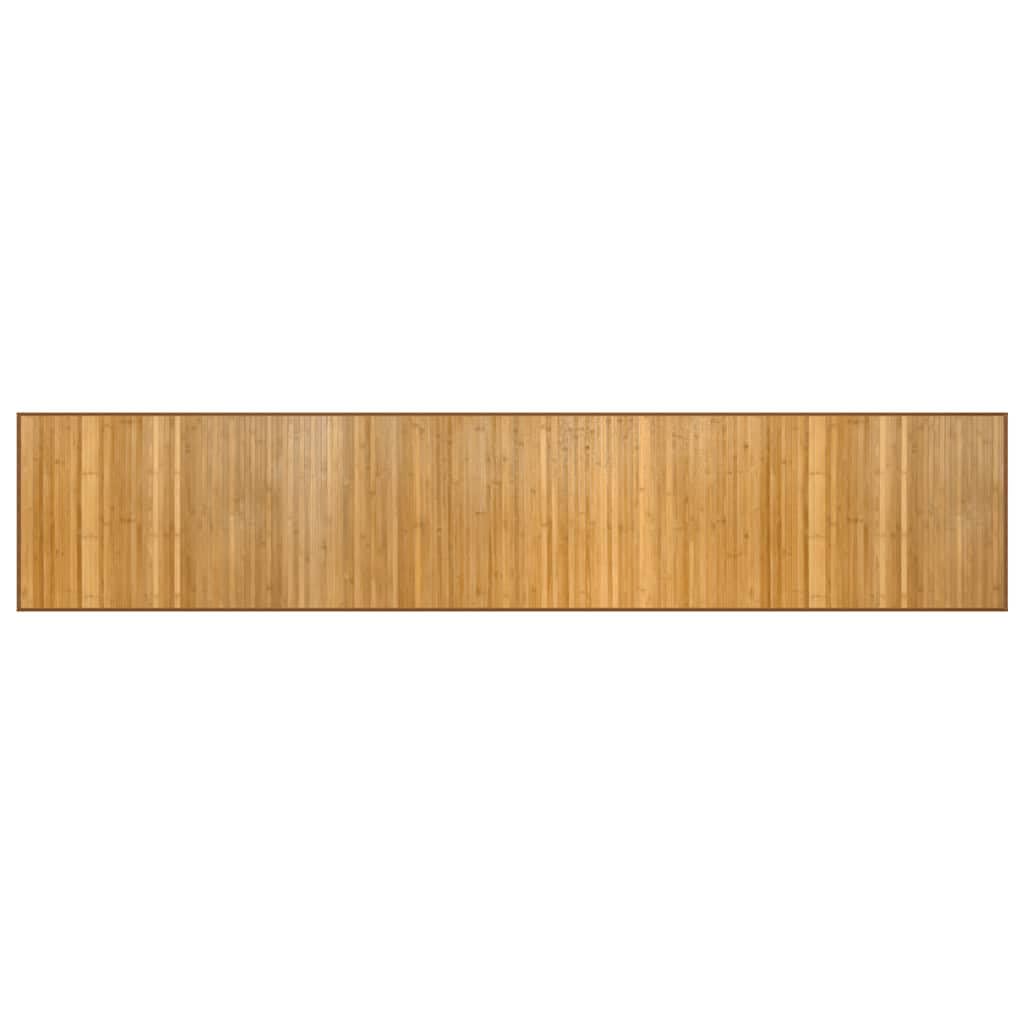 vidaXL Tapis rectangulaire Naturel 60x300 cm Bambou