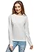oodji Ultra Donna Felpa Basic in Cotone, Avorio, M