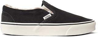 VANS バンズ Classic Slip-On ボア スエード スリッポン VN000BVZEMV 黒 ブラック シェルパ スニーカー メンズ レディース