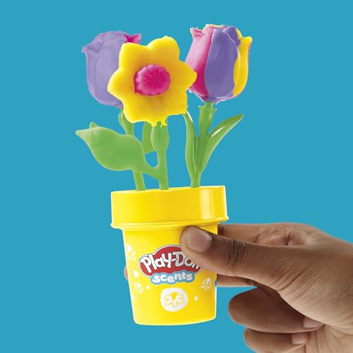 Play-Doh Tulips & Daffodils Flower Toy, Kids Arts & Crafts Kit, Gifts for Girls & Boys 3 Tulips & Daffodils Flower Toy, Kids Arts & Crafts Kit, Gifts for Girls & Boys 3+ - Image 4