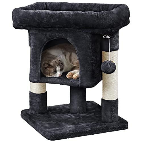 Yaheetech Arbre à Chat Design avec Niche et Plate-Forme...