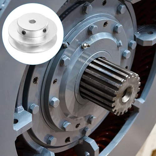 PATIKIL V-Riemenscheibe 4mm Feste Bohrung 40mm Außendurchmesser Einfachrille Riemenscheibe Aluminiumlegierung V-Rille Antriebsscheibe Für Motorwelle 1-3MM PU Rundriemen