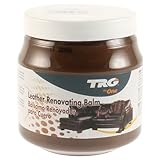 TRG Leder-Renovierungs-Balsam, 300 ml, für alle Ledermaterialien, Sofas, Ledermöbel usw., Braun