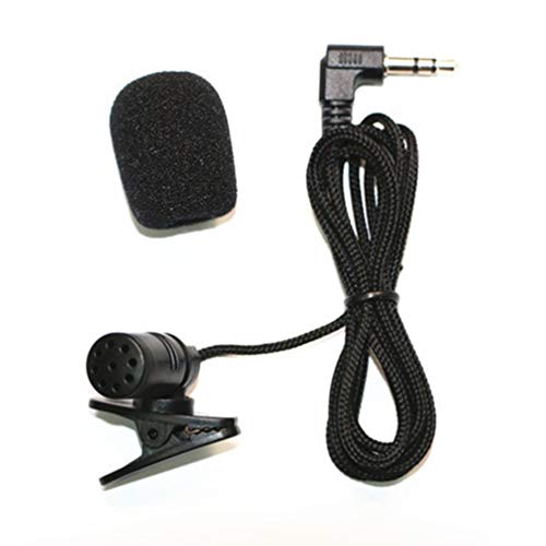 Deniseonuk Collar Microphones Phone Microphone 3.5 mm Jack Hands-free Lapel Mini Wired MIC