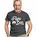 Texas Tees, Bear Shirts for Men, Mama Bear Papa Bear Shirts, Papa Bear - Gray Mens Shirt