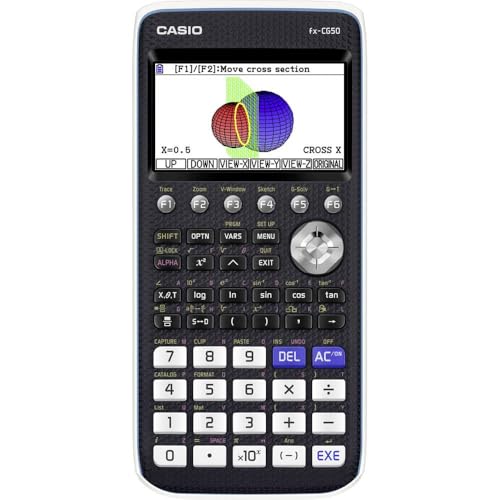 Casio FX-CG50 - Calculadora Gráfica, Pantalla a Color Alta Resolución, Color Negro (UE-Version)