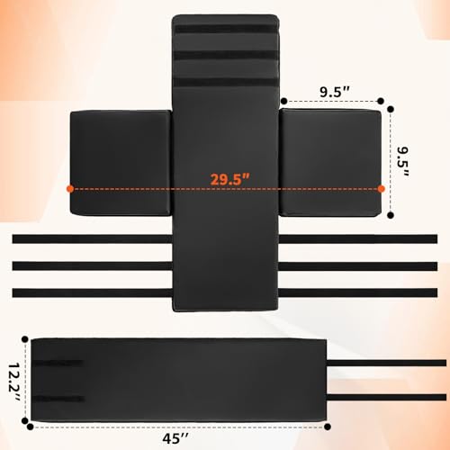 Image of ANILD Compressor Sound Blanket Wrap for Outside Units-Durable AC Cover Universal Sizes Square Fits up to 10 inch x10 inch x 19 inch -Black