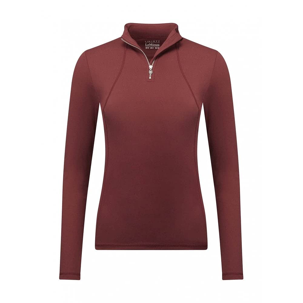Lemieux Red My Liberte Zipped Base Layer - Rioja 12