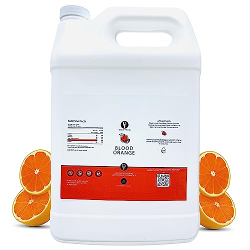 Dolce Flav Blood Orange Extract for Baking, Bulk Restaurant Size, 1 Gallon