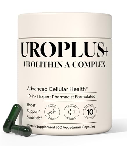 Image of 10-in-1 UROLITHIN A 1250mg Liposomal Longevity Complex | w. NAD+, Nicotinamide Riboside & Resveratrol | Mitochondrial Support Promotes Cellular Energy, Anti-Aging & Muscle Recovery