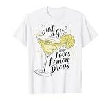 Martini Drinker Lemon Drop Cocktail Drinks T-Shirt
