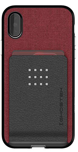 Ghostek Exec Magnetic Wallet Case Designed for iPhone X and iPhone Xs (5.8 Inch) - (Red)