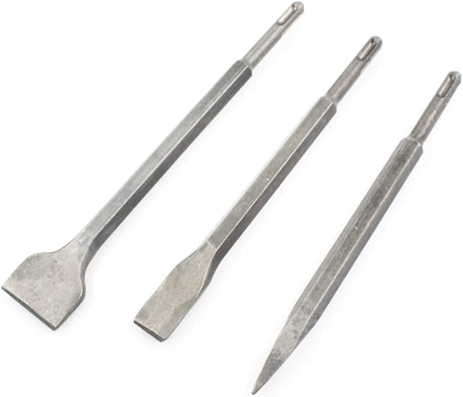 Drill Bits For Round Shank Pointed Flat Chisel U-Shaped Chisel Concrete Electric Hammer Drill Bit Electric Shock Widened Flat Chisel