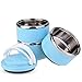 YOUTHINK Dog Travel Bowl Portable Spill Proof Pet Bowls Multiple Layers Pet Travel Water Food Container with Handle for Pet Outdoor Traveling (3 Layer)