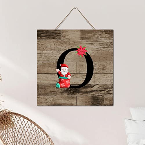 Décoration murale bois initiale O pour habiller un mur vide à Noël - 6