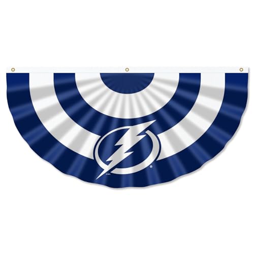 WinCraft Tampa Bay Lightning Bunting Pleated Fan Banners