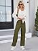 Gracyoga Green Cargo Pants for Women Casual Baggy High Waisted Wide Leg Work Y2K Streetwear Trousers with Pockets Fashion Bottoms X-Large