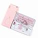 Geometry Set, Pencil for Compass, Pencil Sharpener, Rulers, Straight Ruler, Protractor, Graphic Compass, White Eraser Shatterproof Storage Box Protractor, Math Geometry Kit Drawing Tools (Pink)