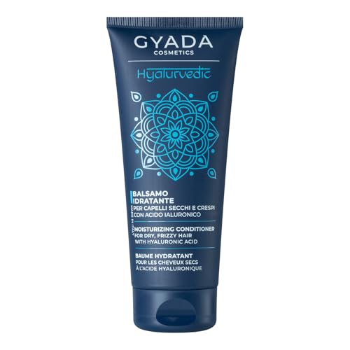 GYADA COSMETICS, Hyalurvedic Rewitalizujący ajurwedyjski kompres, profesjonalna kuracja do włosów suchych, puszących się i łuszczących, przeciwdziała efektowi puszenia się, z Amla, Althea, neutralna
