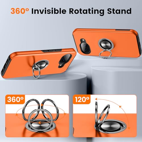 Coque Google Pixel 10A robuste orange Doeshine éliminant les risques de casse au quotidien - 4