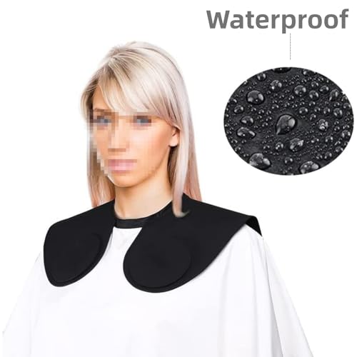 Wokyo Coleira de corte de cabelo de silicone extra longa, antiderrapante, captador de cabelo, protet