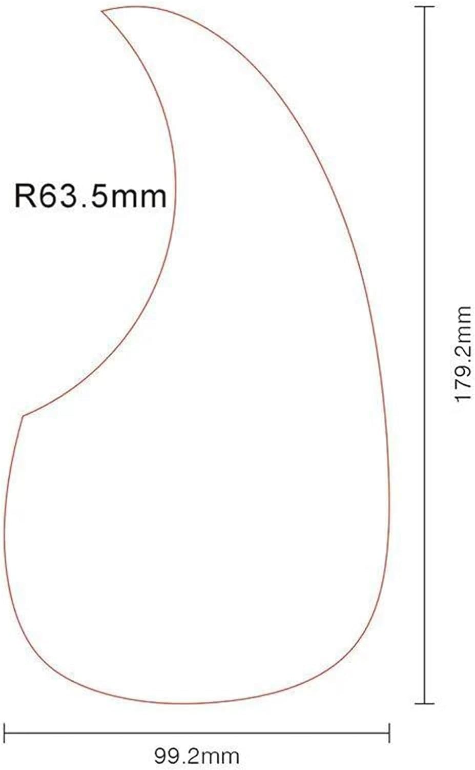Custom Guitar Pickguard for Martin D28 Style Acoustic Guitar Parts 40 ", 41" Size Acoustic Guitar (T6)