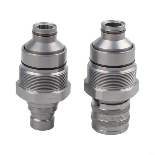 Acoplamiento rápido 1/2 ISO 16028 antigoteo para minicargadora conector plano