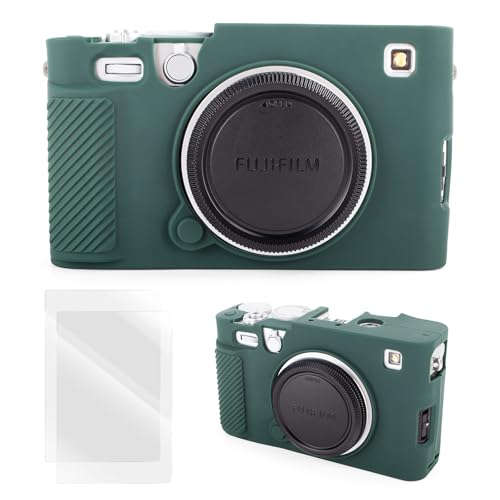 VOVMOEYA �x�m�t�C���� XE5 X-E5�p�V���R���P�[�X�A�x�m�t�C���� XE5 X-E5�p�A�N�Z�T���[�A�x�m�t�C���� XE5 X-E5�J�����p0.25mm�����^�X�N���[���v���e�N�^�[2���t�� - �O���[��