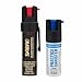 SABRE ADVANCED Compact Pepper Spray with Clip - 3-in-1 Pepper Spray, CS Tear Gas & UV Marking Dye - Maximum Police Strength OC Spray, 10-Foot (3M) Range, 35 Bursts - Optional Practice Spray